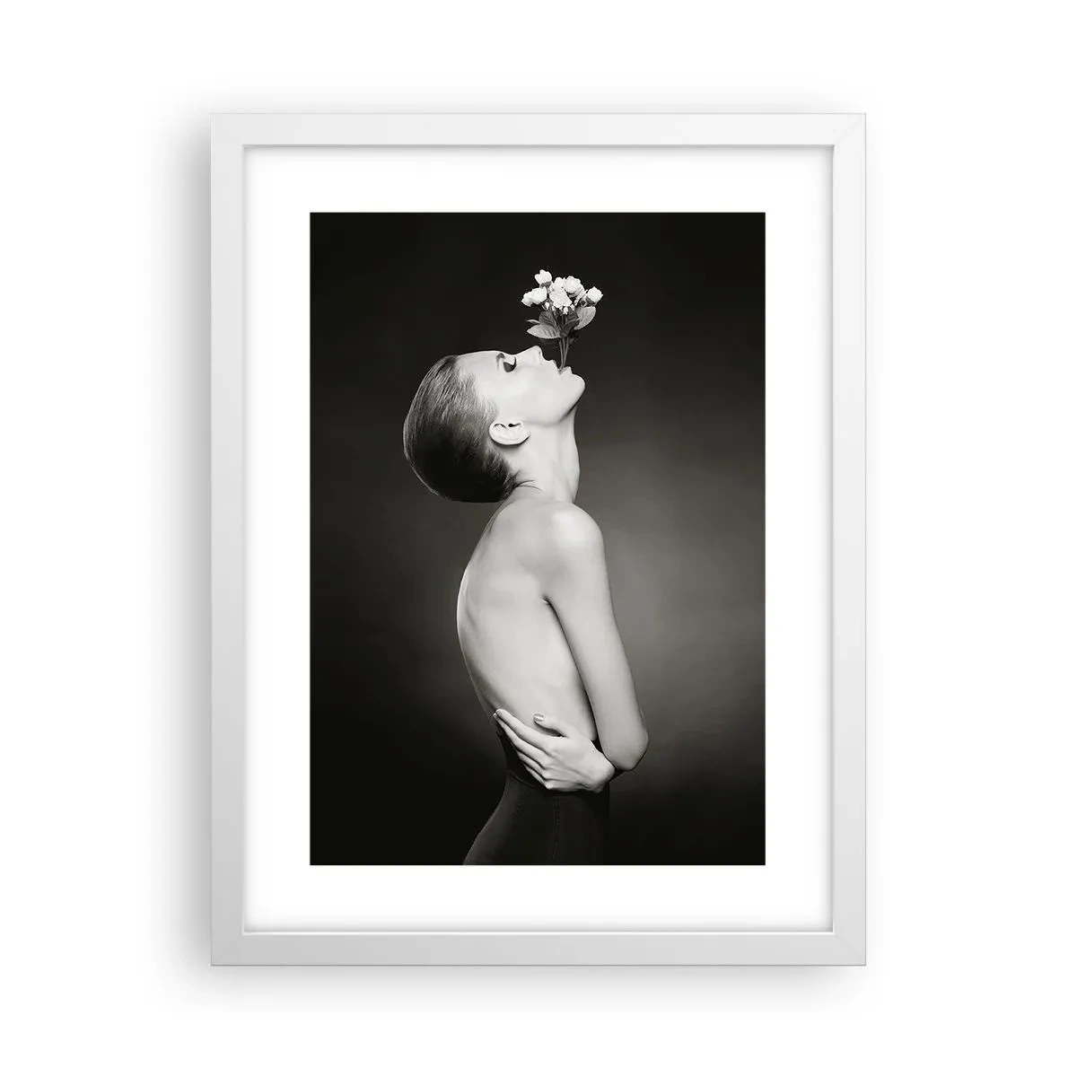 Plakat i hvid ramme - Excentrisk elegance - 30x40 cm