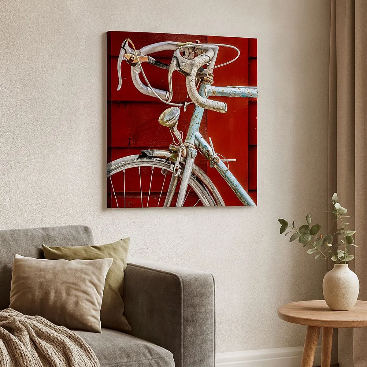 Lærredstryk - Billede på lærred - Skabt til at sejre - 30x30 cm