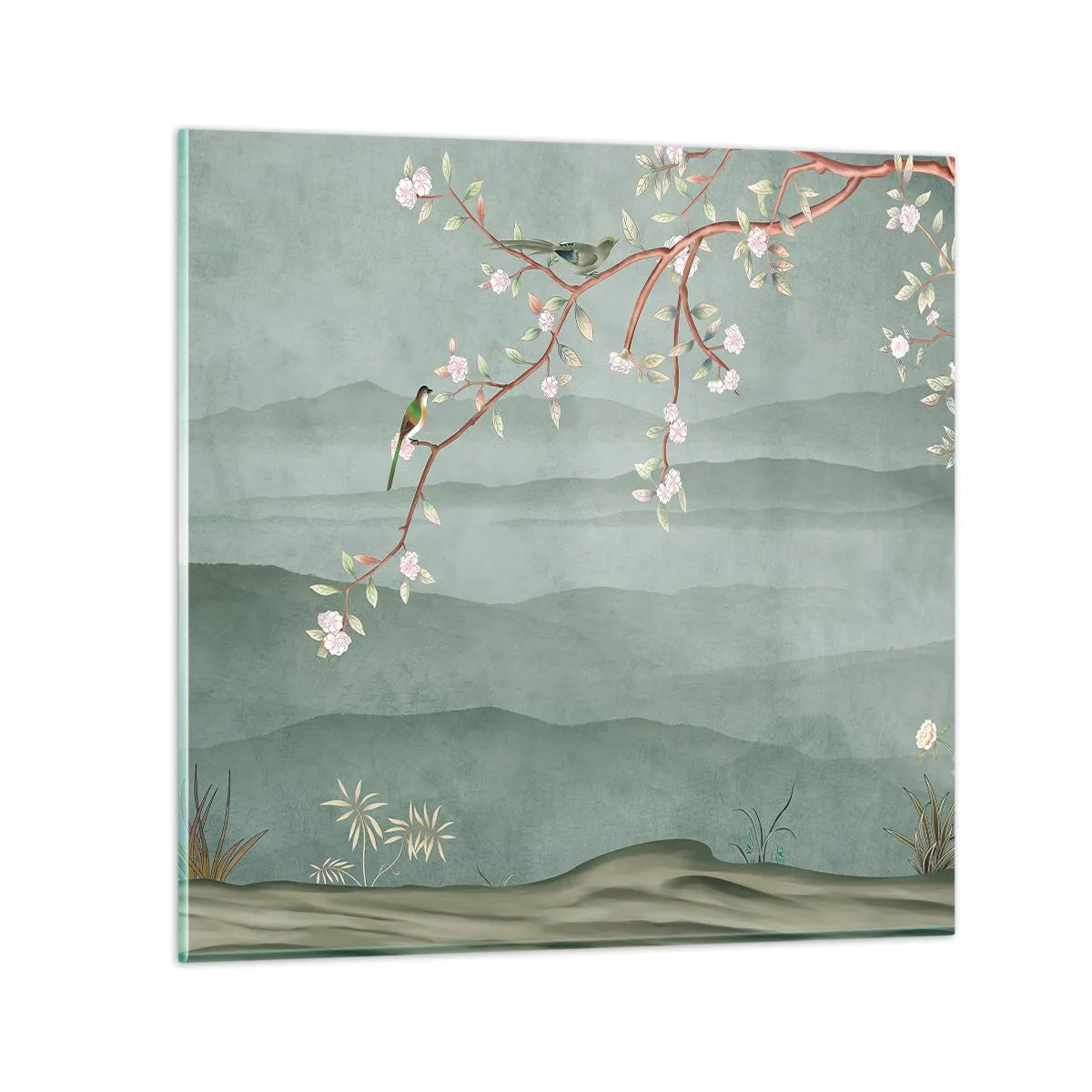 Billede på glas - Forår, ah, det er dig - 60x60 cm