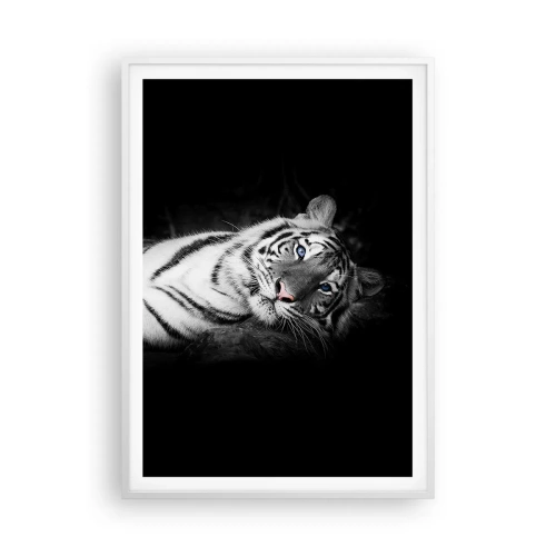 Plakat i hvid ramme - Vildskab og fred - 70x100 cm