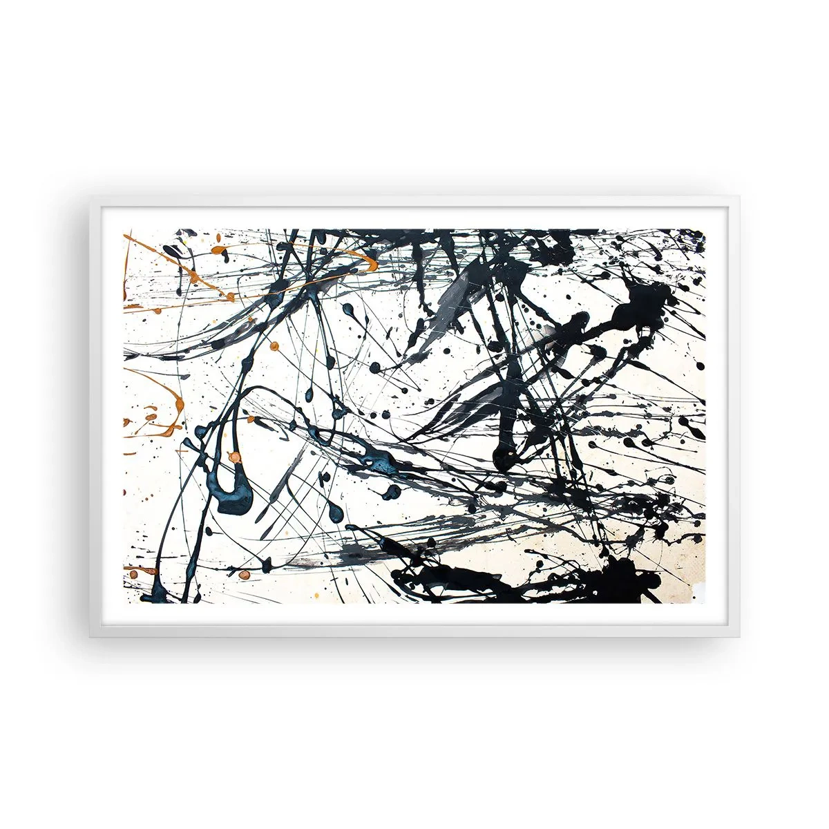 Plakat i hvid ramme - Med eller uden fornuft? - 91x61 cm