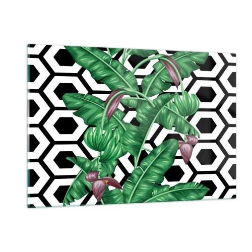 Billede på glas - Symmetrisk komposition fra naturen - 120x80 cm