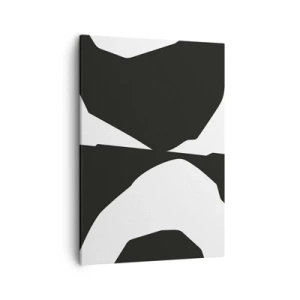 Lærredstryk - Billede på lærred - Positiv-negativ - 50x70 cm