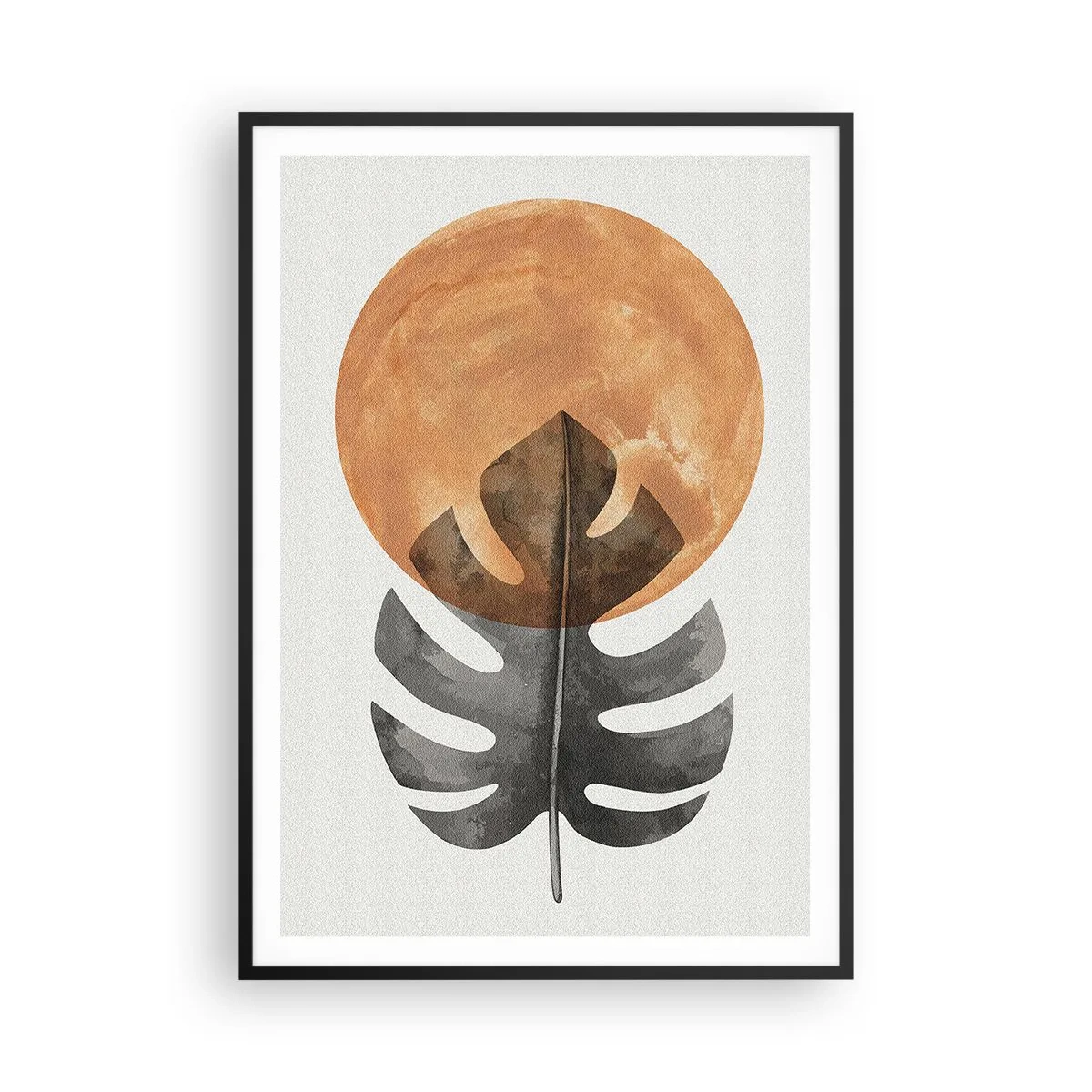 Plakat i sort ramme - Altid solen - 70x100 cm