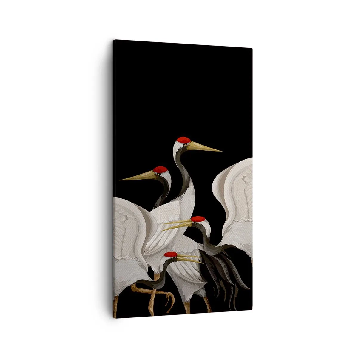 Lærredstryk - Billede på lærred - Fugle anliggender - 45x80 cm