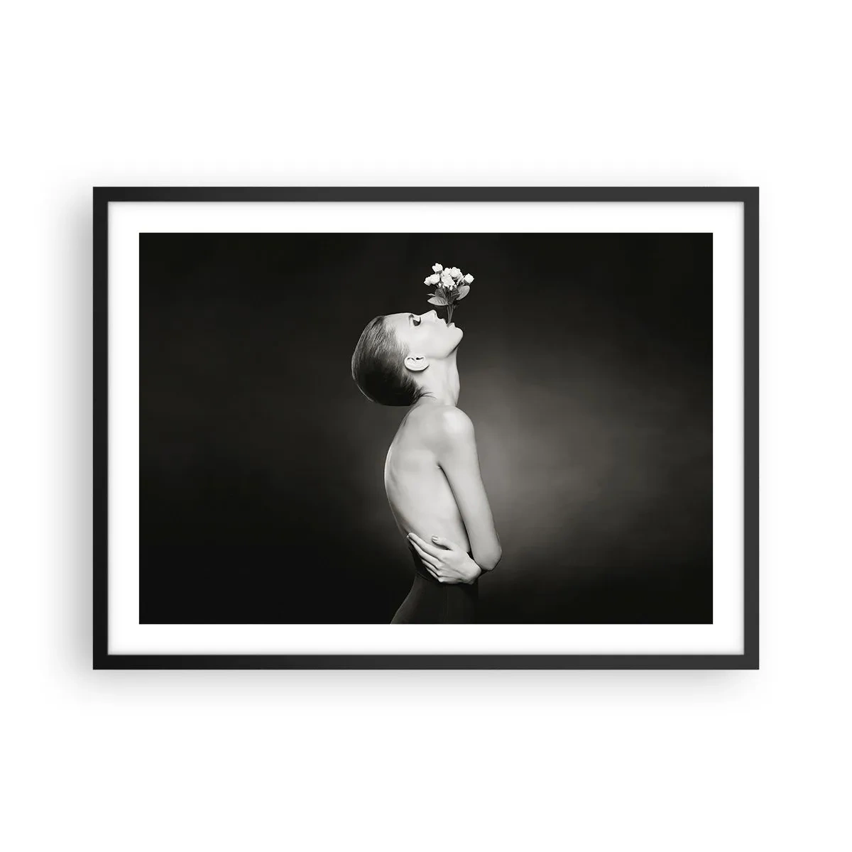Plakat i sort ramme - Excentrisk elegance - 70x50 cm
