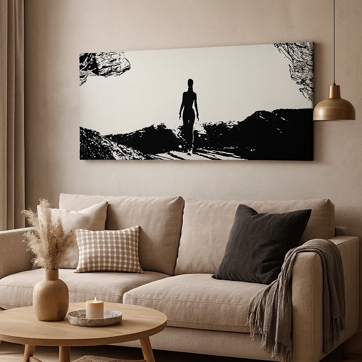 Lærredstryk - Billede på lærred - Et nyt udseende - 30x30 cm