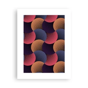 Plakat - I en cirkulær rytme - 30x40 cm