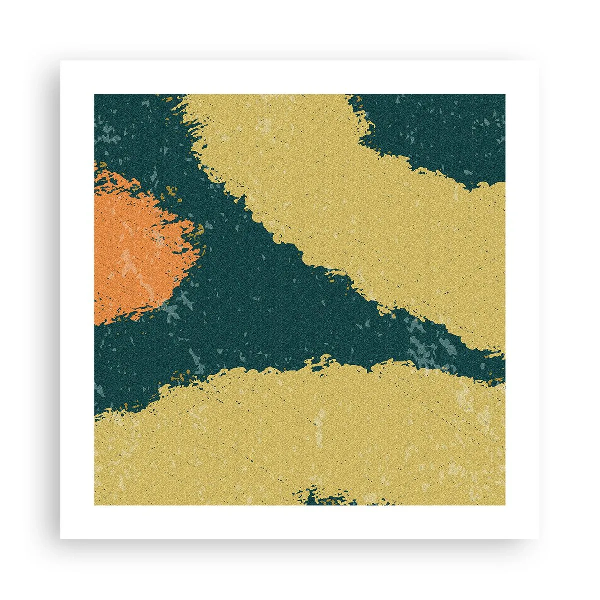 Plakat - Abstraktion - i slowmotion - 50x50 cm