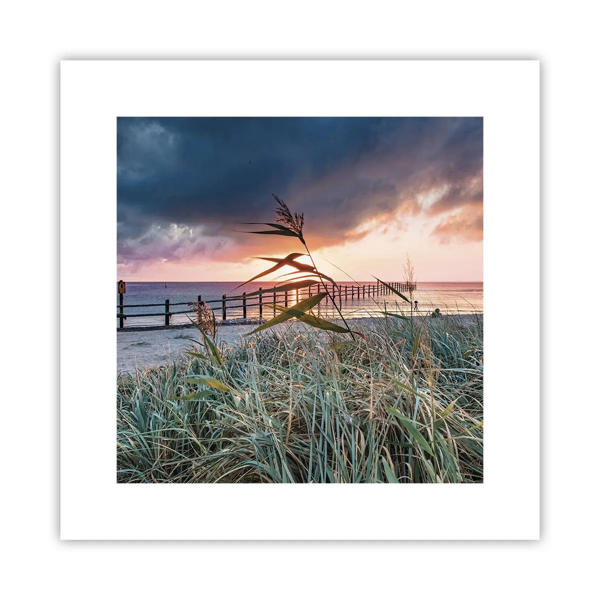 Plakat - Ikke passerer med vinden - 30x30 cm