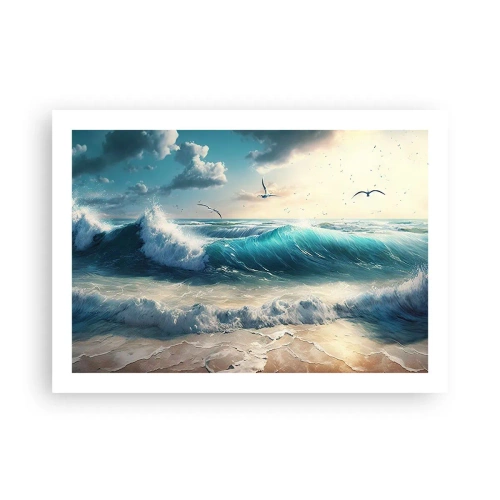 Plakat - Støj kun for dig - 70x50 cm