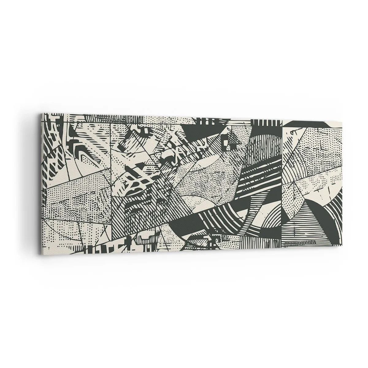 Lærredstryk - Billede på lærred - Nutidens dynamik - 120x50 cm