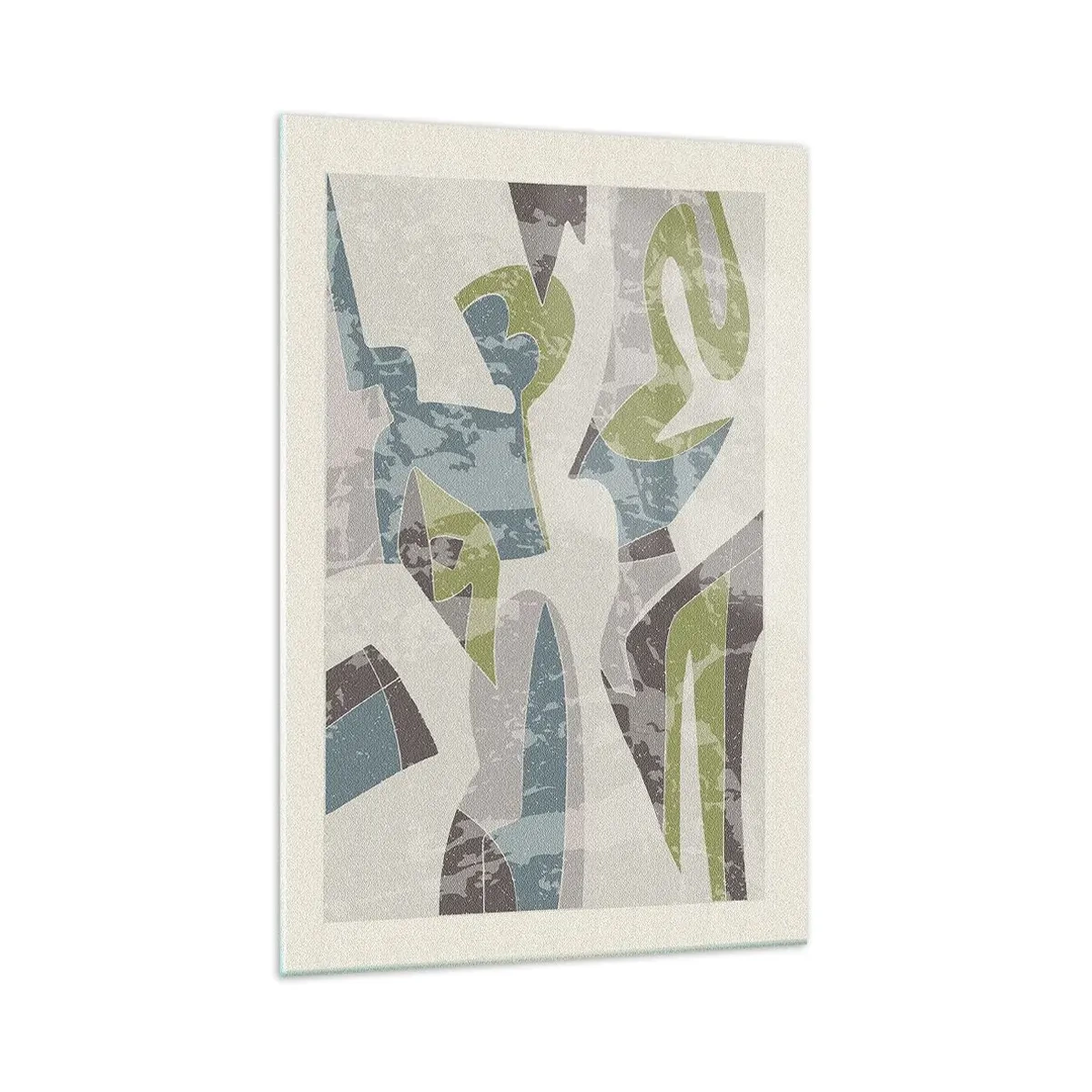 Billede på glas - Komposition bag glas - 70x100 cm