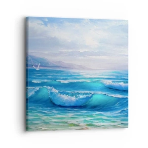 Lærredstryk - Billede på lærred - Giver trøst - 30x30 cm