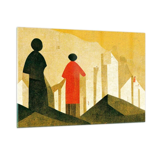 Billede på glas - Stadig langt væk - 120x80 cm