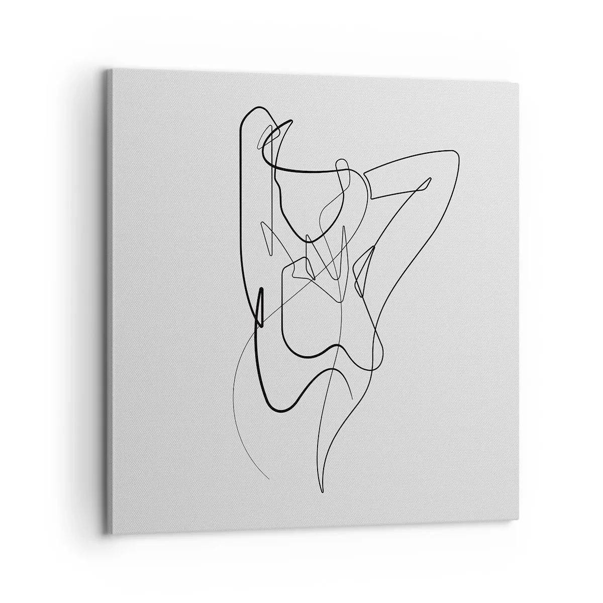 Lærredstryk - Billede på lærred - Virkelig, hvad er du for en person... - 60x60 cm
