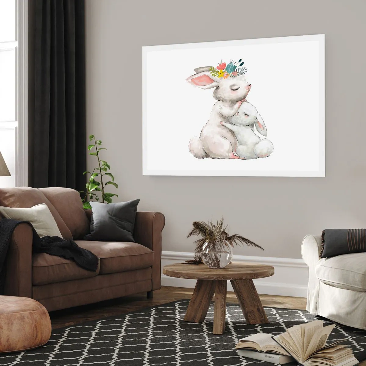 Plakat - Der er intet sted som hos mor - 100x70 cm