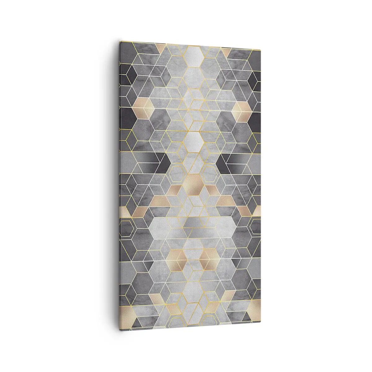 Lærredstryk - Billede på lærred - Sammensætning af diamanter - 55x100 cm