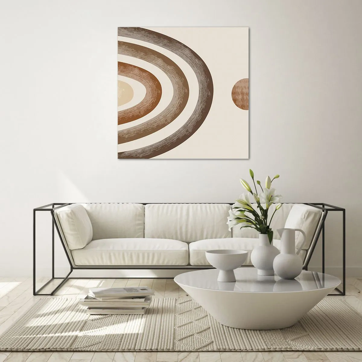 Billede på glas - I en galakse langt, langt væk - 70x70 cm