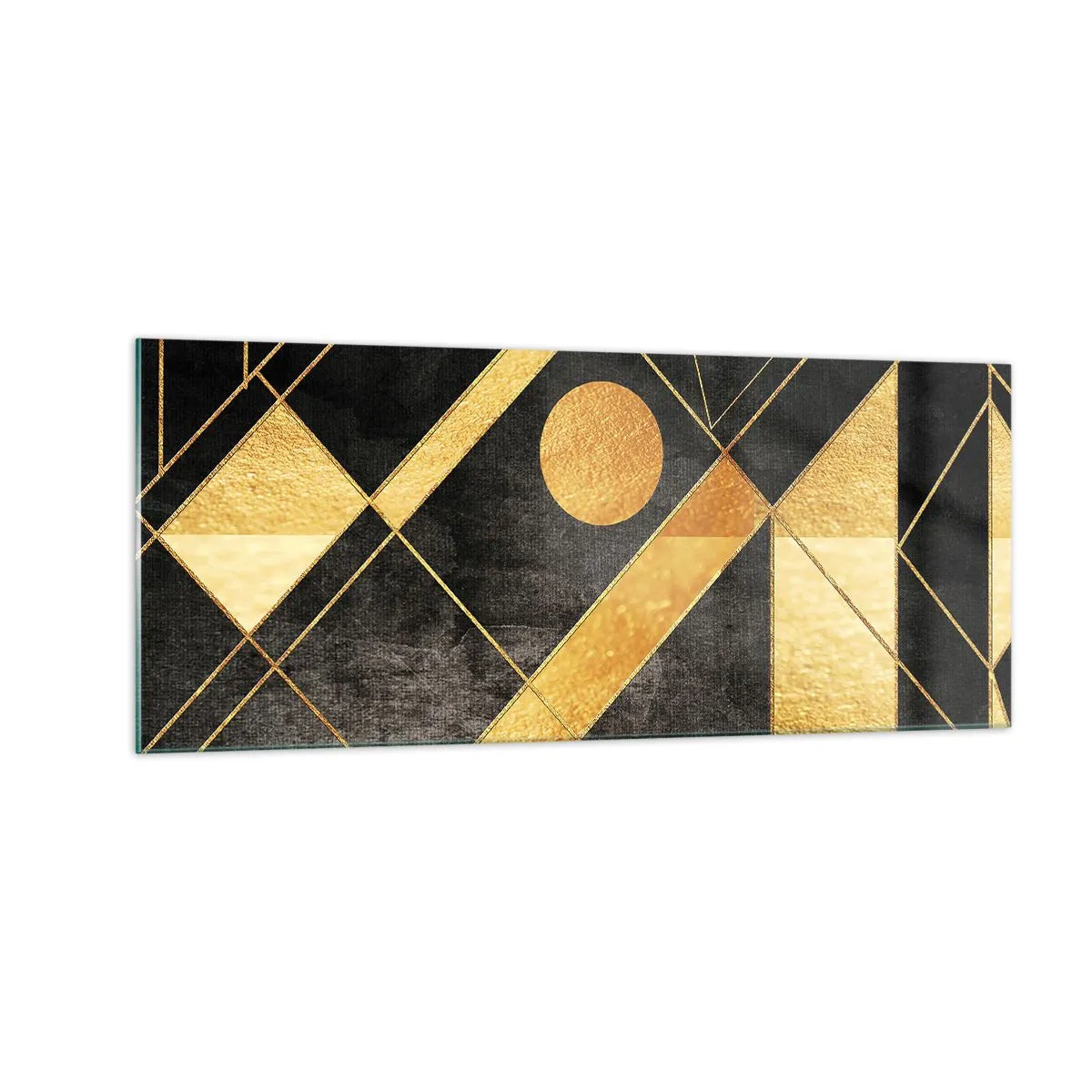 Billede på glas - Ørkenens sol - 100x40 cm