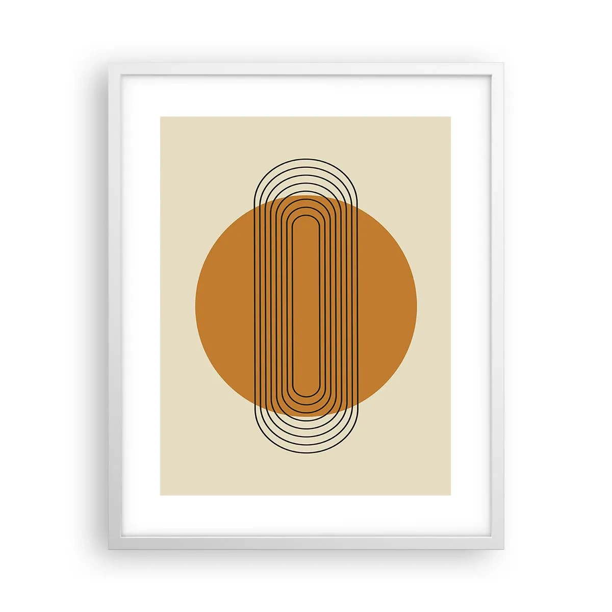 Plakat i hvid ramme - Den perfekte plan - 40x50 cm