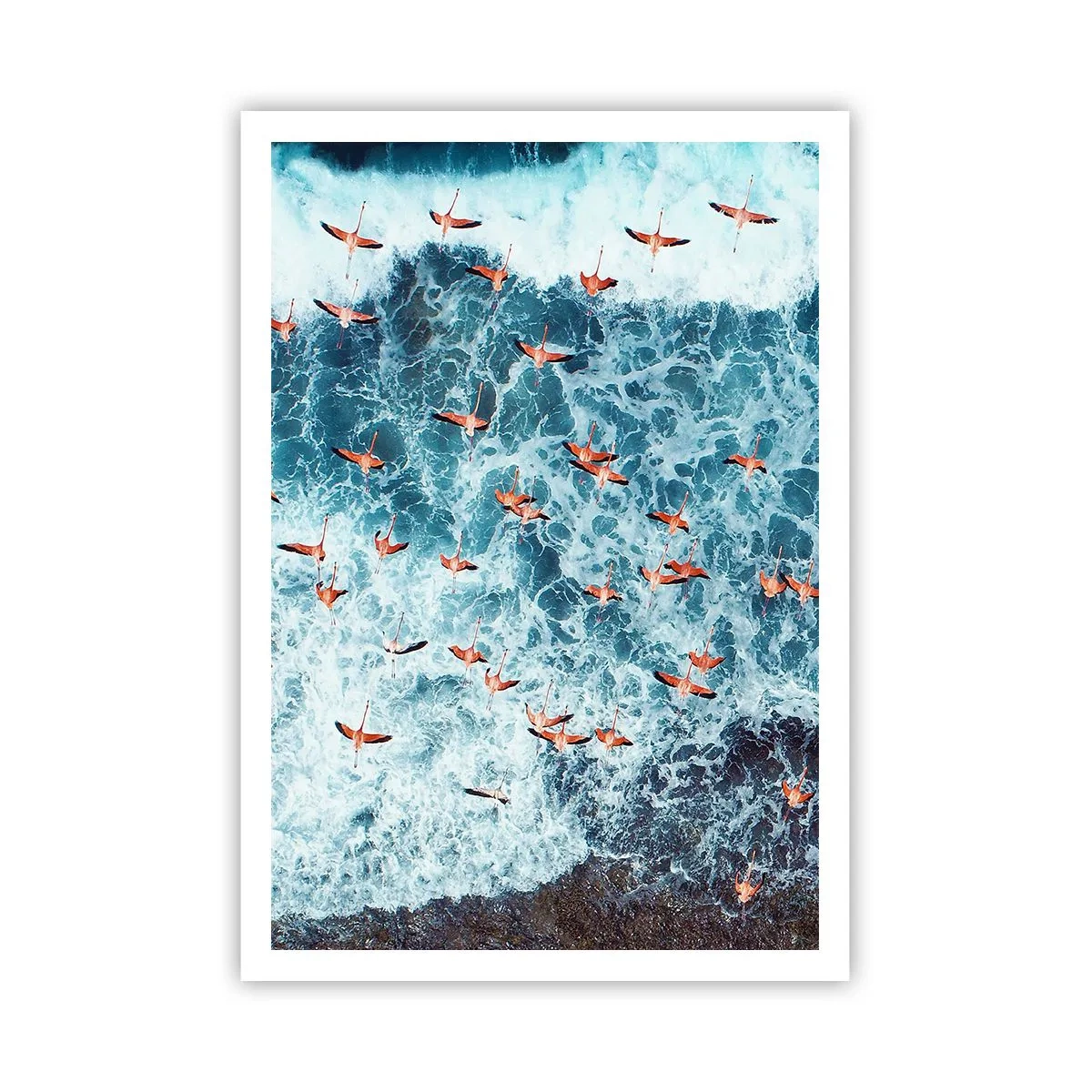 Plakat - Parade ved havet - 70x100 cm