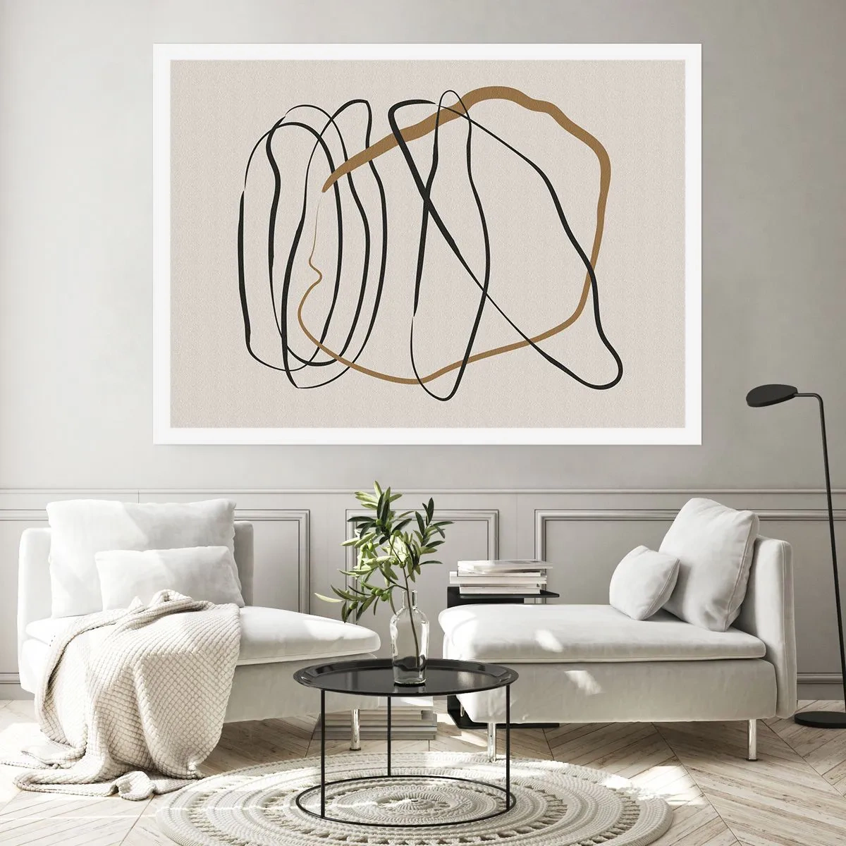 Plakat - Komposition - dans i besiddelse - 91x61 cm