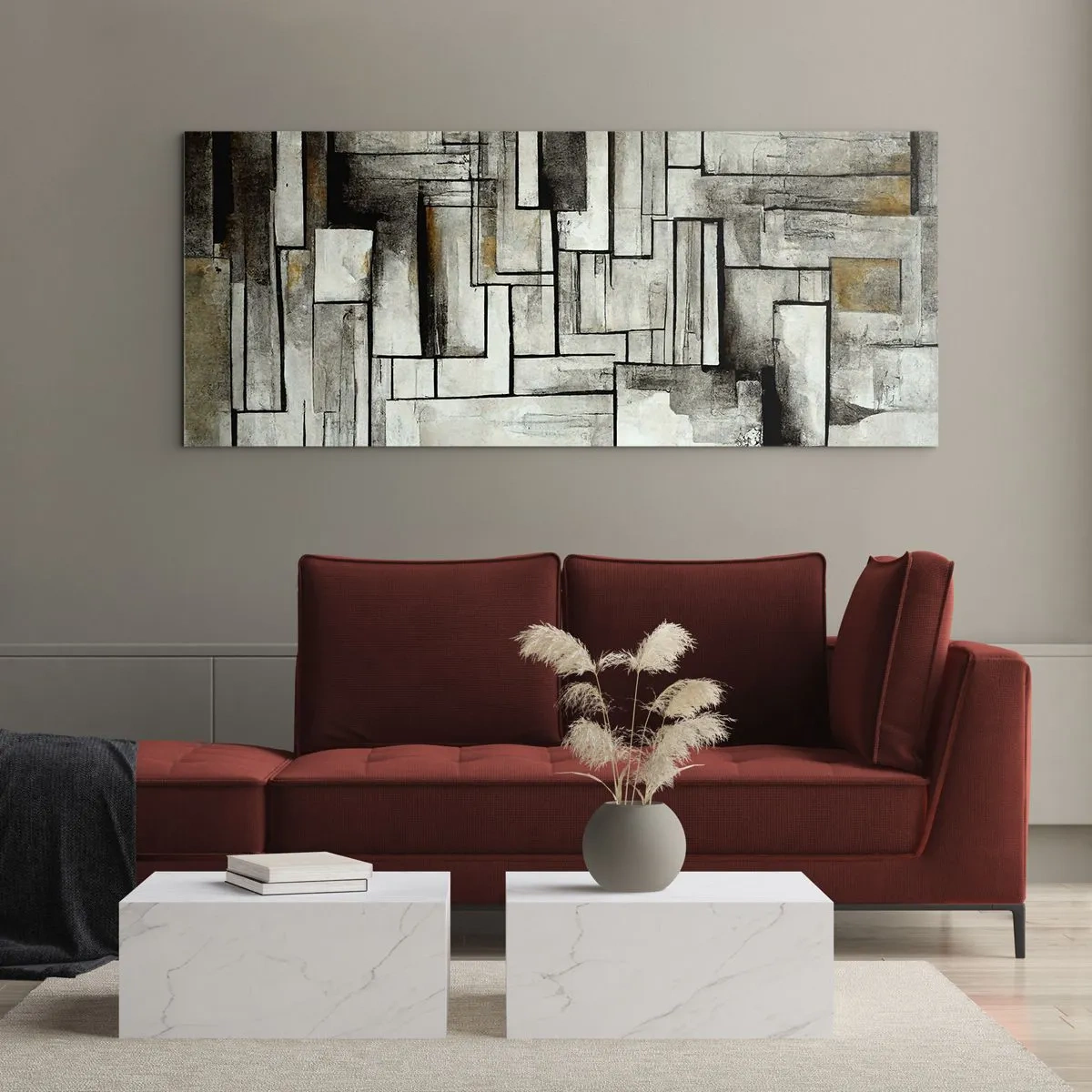 Billede på glas - Enkelthedens kraft - 100x40 cm