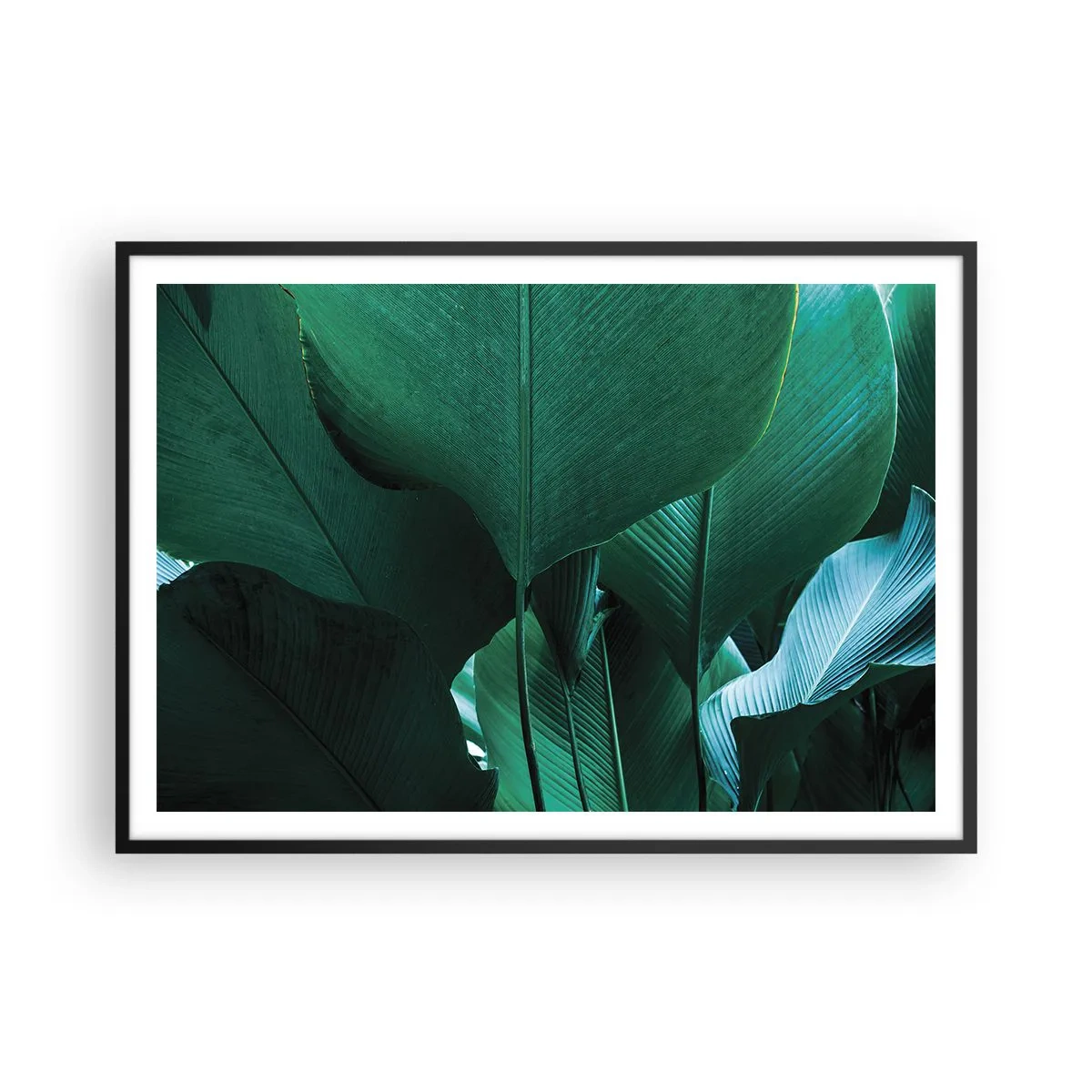 Plakat i sort ramme - Mod lyset - 100x70 cm