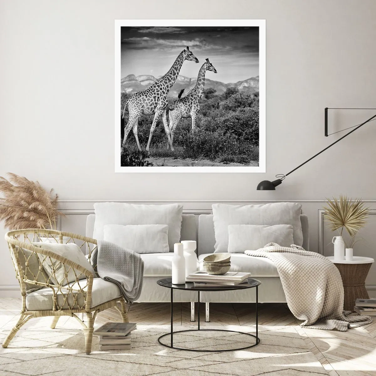 Plakat - Afrikas overklasse - 60x60 cm