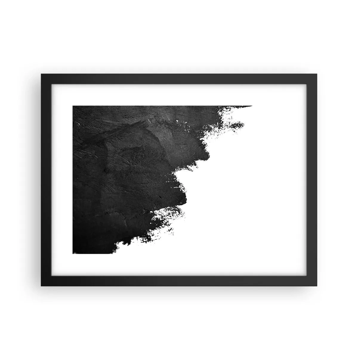 Plakat i sort ramme - Elementer: jord - 40x30 cm