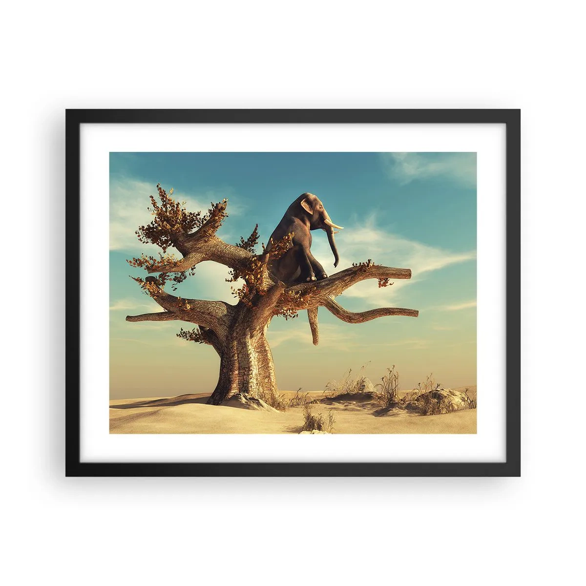 Plakat i sort ramme - Et nyt synspunkt - 50x40 cm
