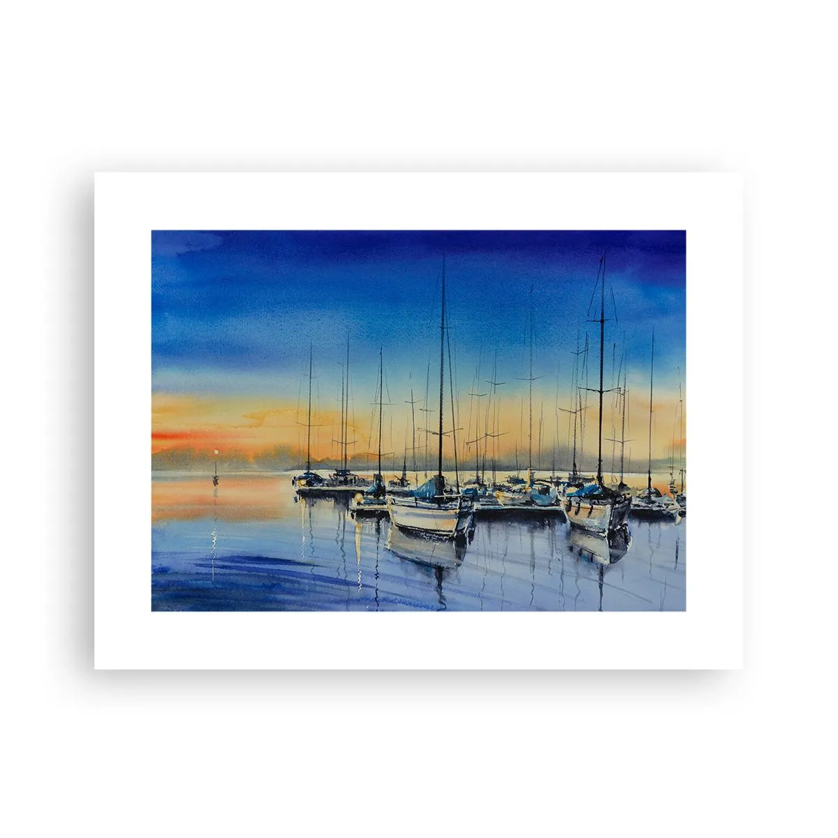 Plakat - Slutningen på en god dag - 40x30 cm