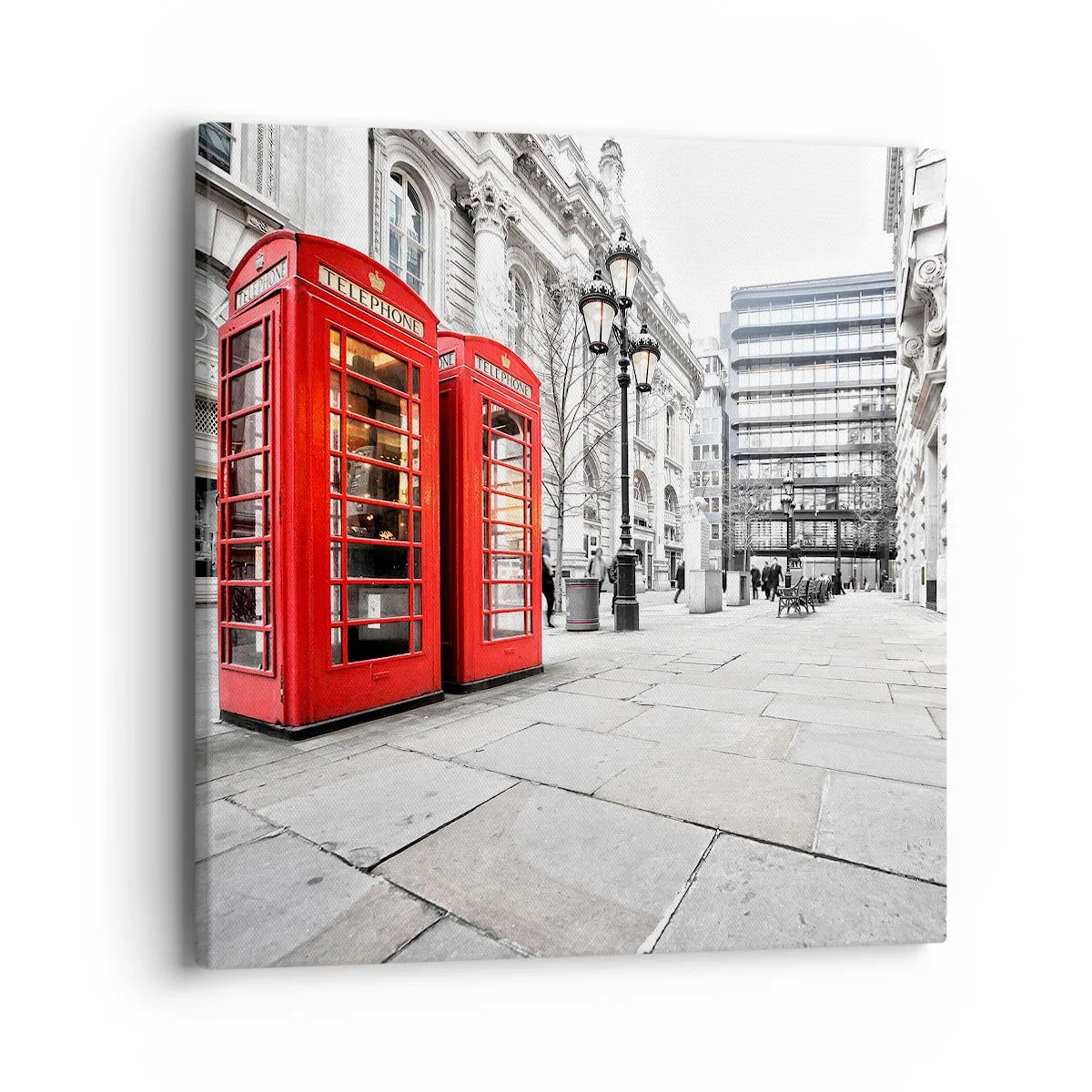 Lærredstryk - Billede på lærred - Welcome to London - 40x40 cm