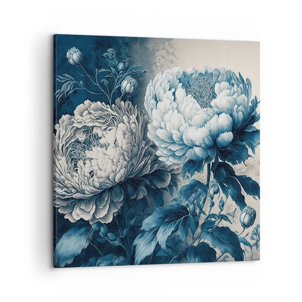 Lærredstryk - Billede på lærred - Et godt matchet par - 50x50 cm