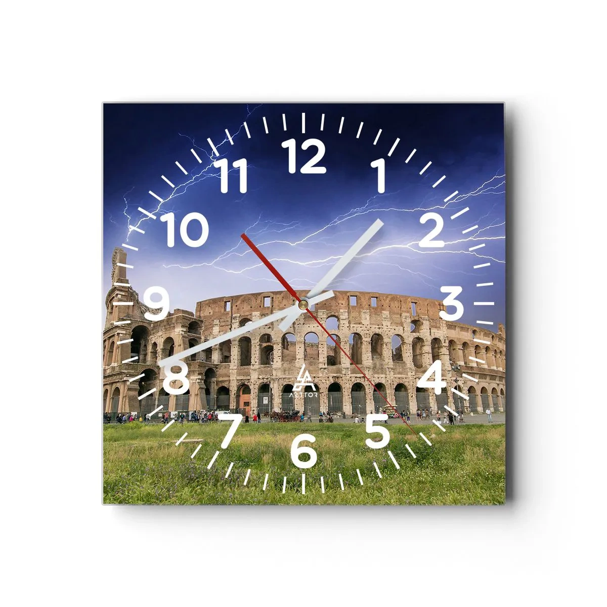 Vægur, Uret - Kamparena - 30x30 cm