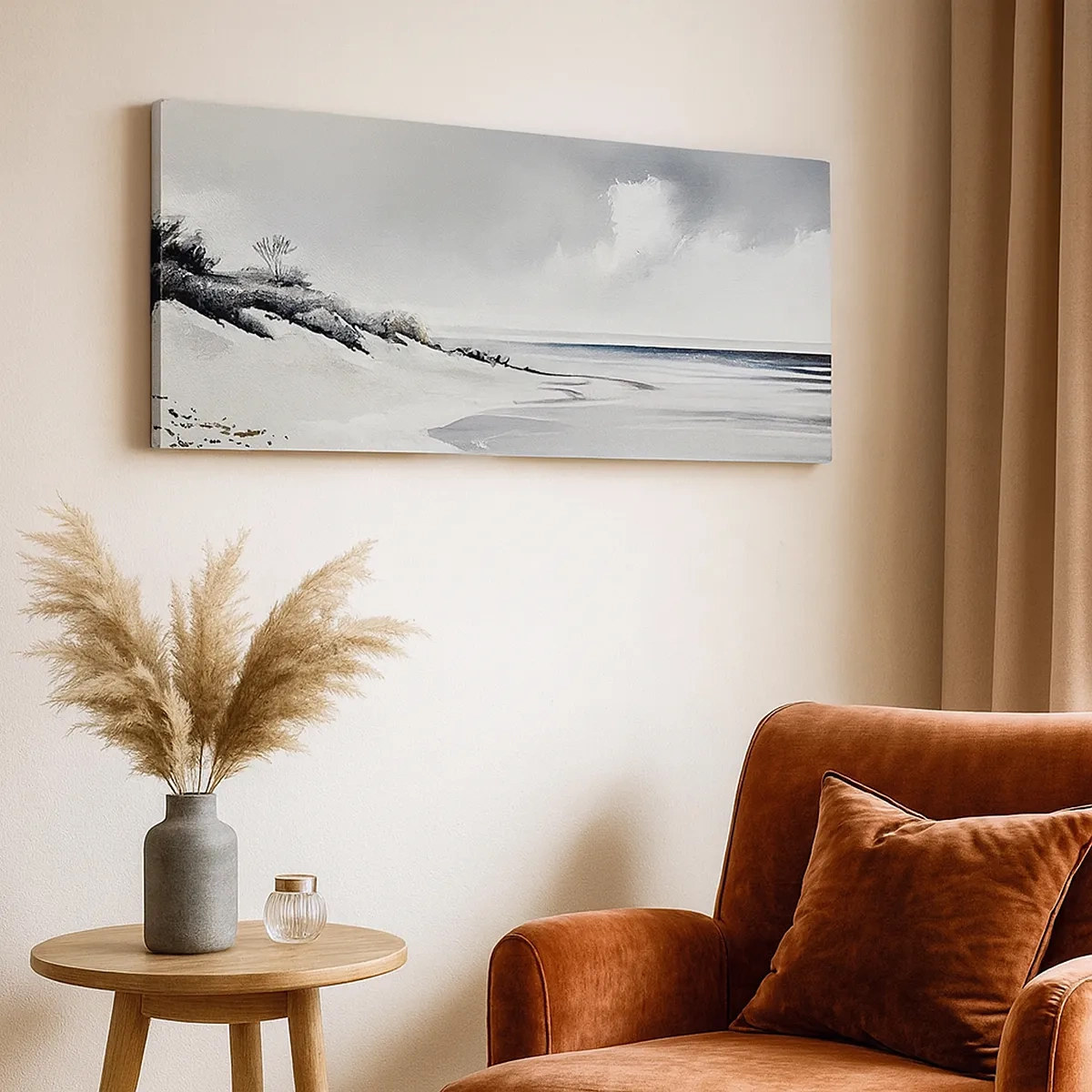 Lærredstryk - Billede på lærred - Altid sammen - 30x30 cm