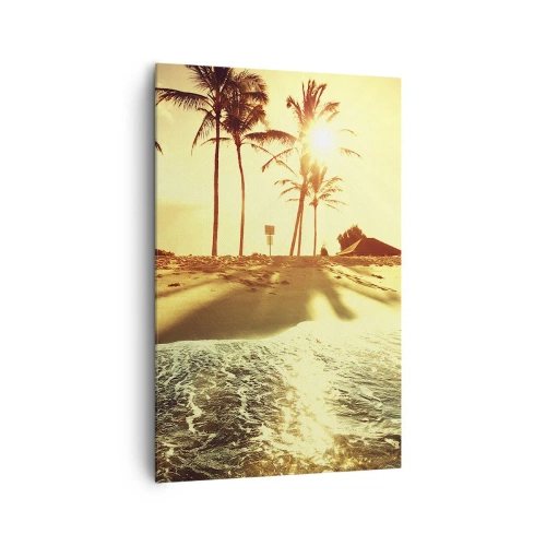 Lærredstryk - Billede på lærred - Eftermiddag i Californien - 80x120 cm