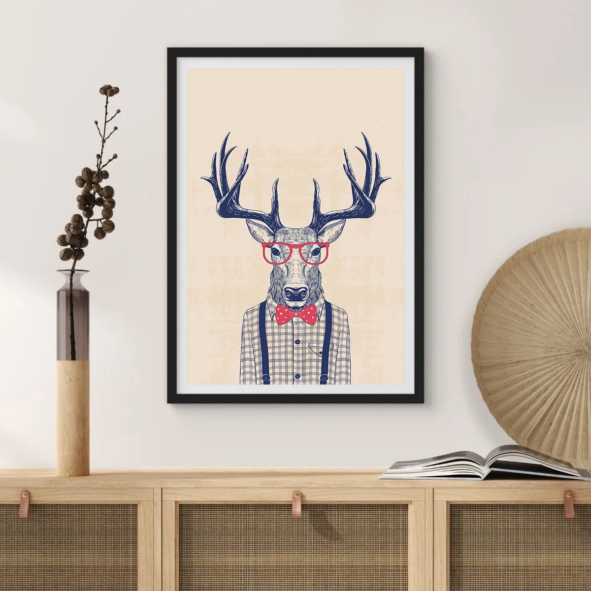 Plakat i sort ramme - Et underholdende ekstravaganza - 70x100 cm