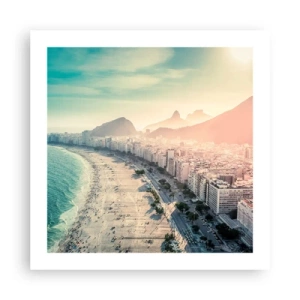 Plakat - Evig ferie i Rio - 50x50 cm