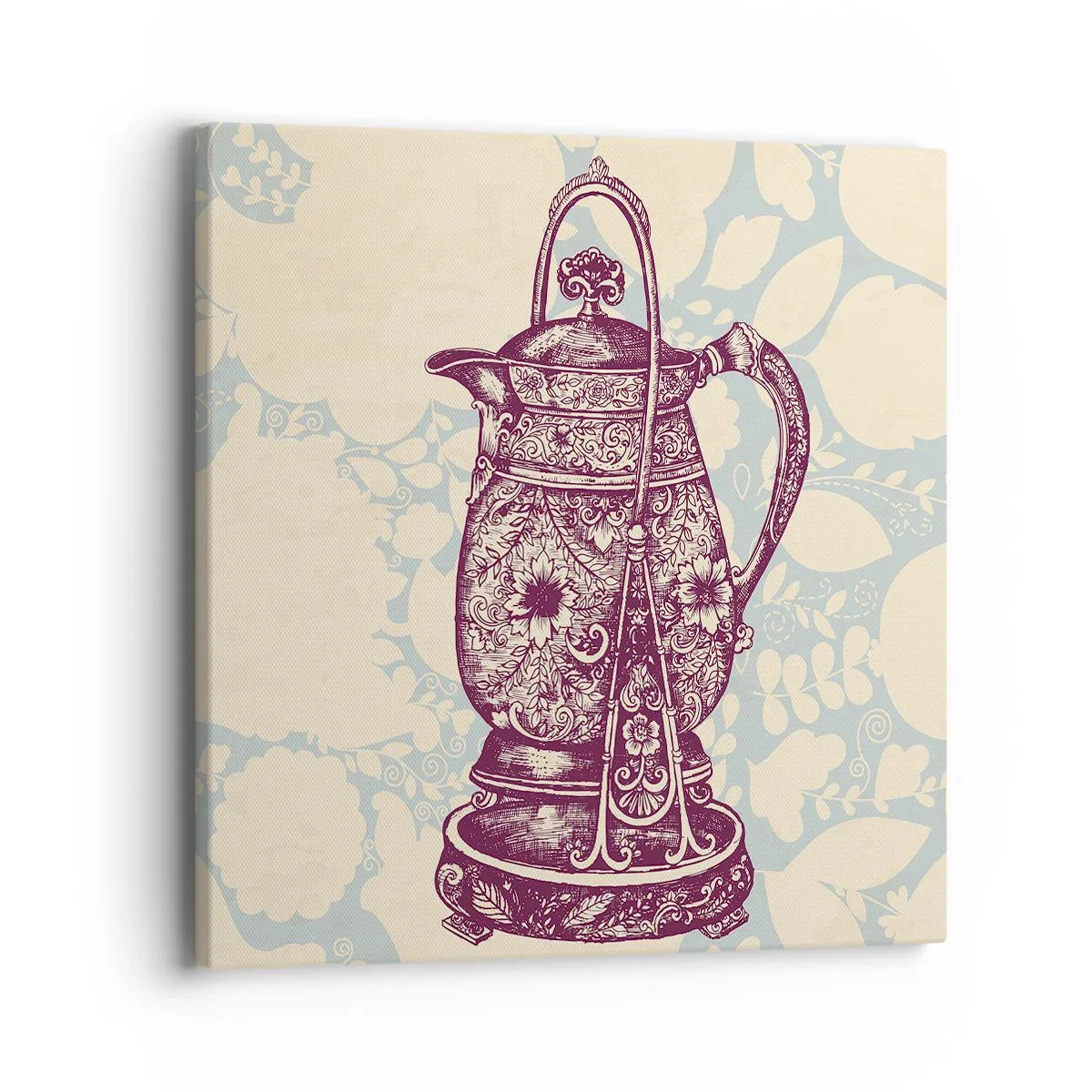 Lærredstryk - Billede på lærred - Skønheden i hverdagslivet - 40x40 cm