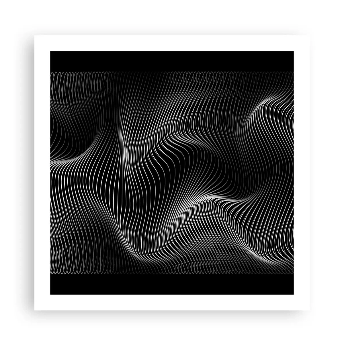 Plakat - Lysets dans i rummet - 60x60 cm
