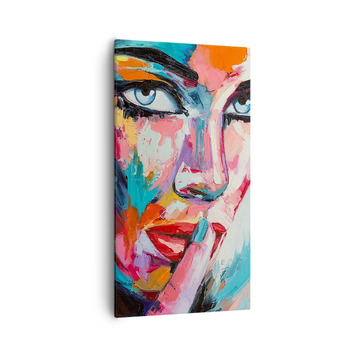 Lærredstryk - Billede på lærred - Vores første hemmelighed - 55x100 cm