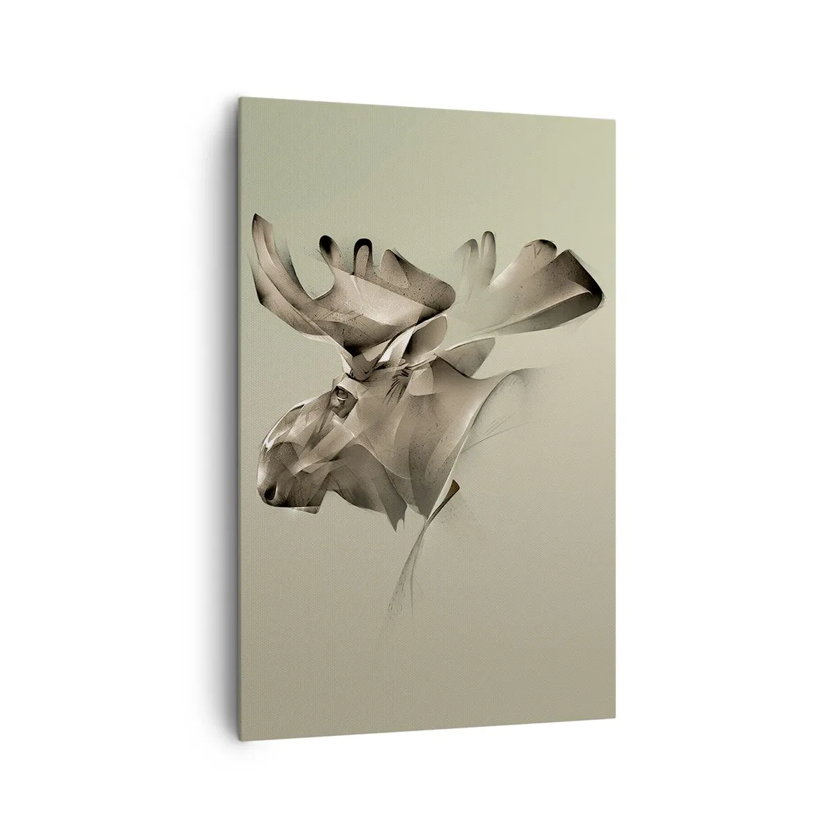 Lærredstryk - Billede på lærred - Den blide kraft af ro - 80x120 cm