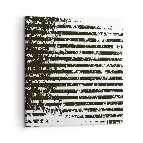 Lærredstryk - Billede på lærred - Rytme og støj - 60x60 cm