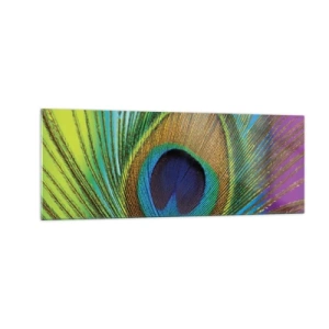 Billede på glas - Øje mod øje - 140x50 cm