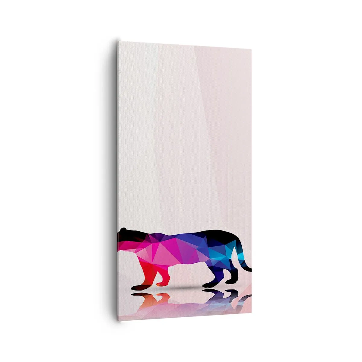 Lærredstryk - Billede på lærred - Diamant panter - 65x120 cm