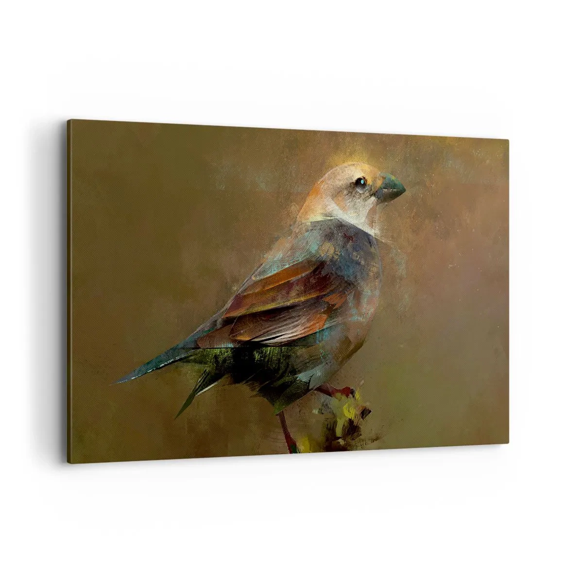 Lærredstryk - Billede på lærred - Lille spurv, lille fugl - 100x70 cm