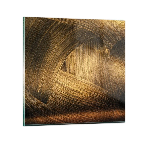 Billede på glas - I den gyldne labyrint - 50x50 cm