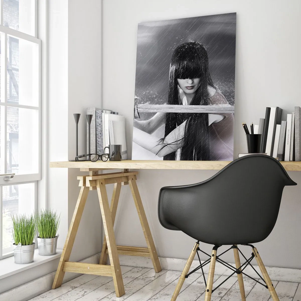 Billede på glas - Smuk og farlig - 70x100 cm